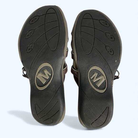 Merrell Jasmine Coffee Bean Brown J35692 Women's Sandals Slides Size 7M - Picture 7 of 8